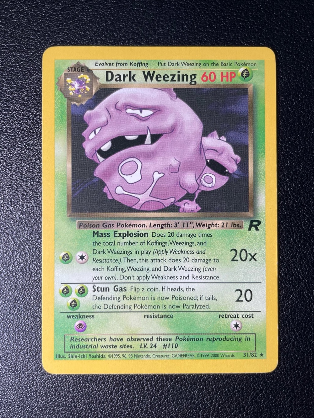 Dark Weezing #31/Pokemon Team Rocket